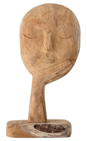 Bloomingville treskulptur 35 cm Natur Bloomingville treskulptur 35 cm Natur
