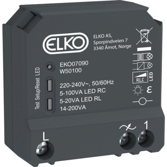 Elko SMARTDim puck Uni 200W ZigBee - 4540040
