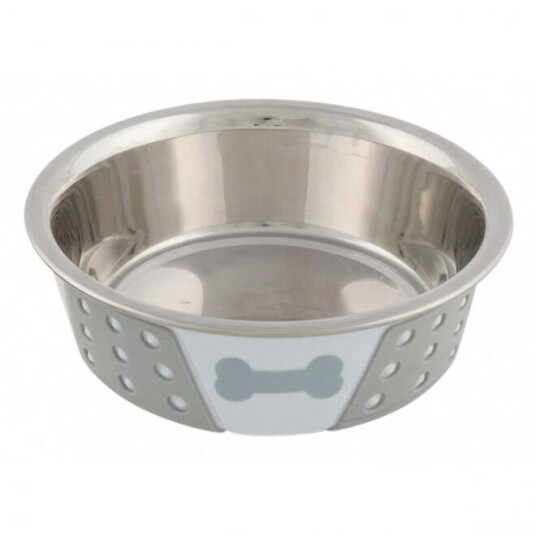 Trixie Hundematskål Metall Med Antislip (4 Dl Ø 14 cm)