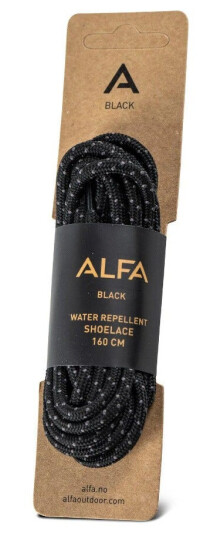 Alfa skolisser, sort/grå, 200cm