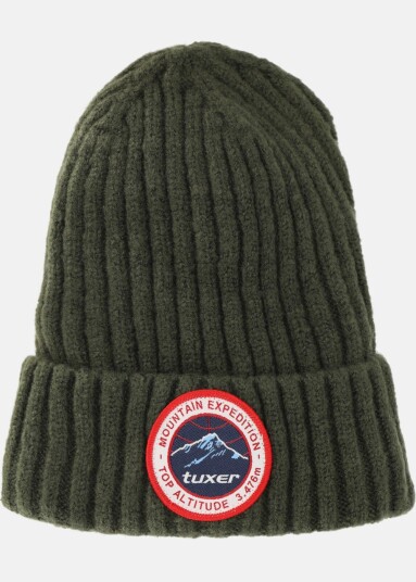 Tuxer North Pole Cap Dk Olive Onesize Pannebånd