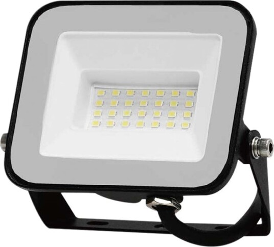 V Tac 20W LED lyskaster Samsung LED chip IP65 sort hus 4000K utendørs Kulør : Nøytral