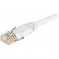 Patchkabel Cat.6 U/Utp Uskjermet Kobber Hvit 2,0 M Patchkabel Med Låsebeskyttelse (246785)