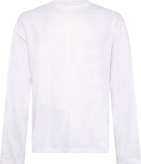 Bread & Boxers Long Sleeve Heavy (Gots)   White   L x 35