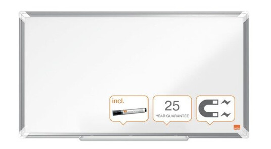 Nobo Premium Plus Widescreen Emaljert Magnetisk Whiteboard 32" 71x40cm