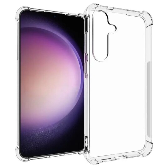 INCOVER Samsung Galaxy S23+ (Plus) Fleksibelt Antiskli Plastdeksel - Gjennomsiktig
