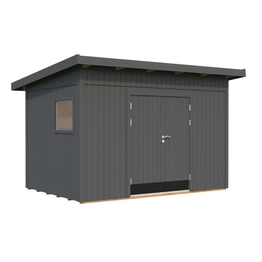 Lagerbod Palmako Stig 8,4 m2 inv. 8,2 m2 Ubehandlet Lagerbod Palmako Stig 8,4 m2 inv. 8,2 m2 Ubehandlet
