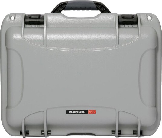 NANUK 918 Flightcase - 378x249x218mm - Sølv NANUK 918 Flightcase - 378x249x218mm - Sølv