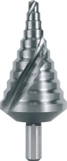 Ruko 101090 Hss Trinnbor Samlet Lengde 96 Mm 3-Faset Skaft 1 Stk