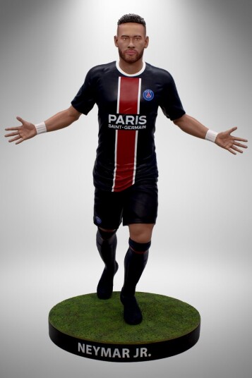Footballs Finest - NEYMAR JR - OFFICIAL PSG - FOOTBALL'S FINEST 60CM RESIN STATUE - Figur Footballs Finest - NEYMAR JR - OFFICIAL PSG - FOOTBALL'S FINEST 60CM RESIN STATUE - Figur