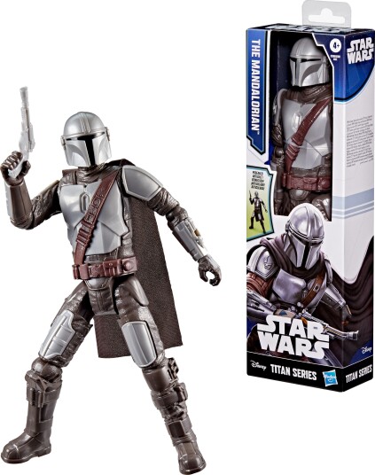 Star Wars Titan Series Actionfigur 30 cm Mandalorian for barn fra 4 år Star Wars Titan Series Actionfigur 30 cm Mandalorian for barn fra 4 år