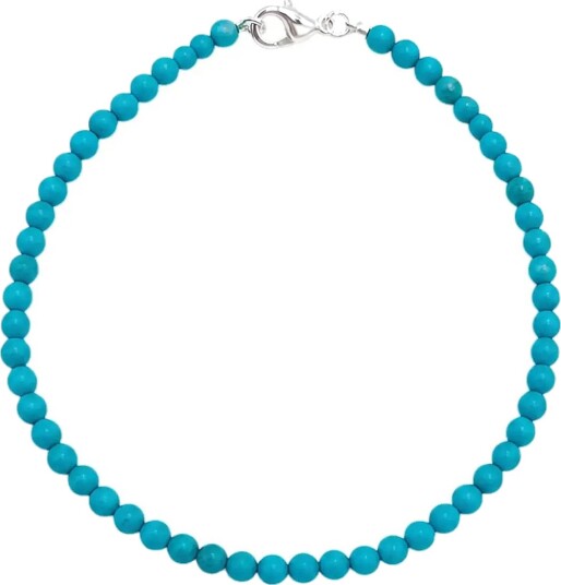 Jane Koenig Bead Anklet Turquoise   Blue   ONE SIZE