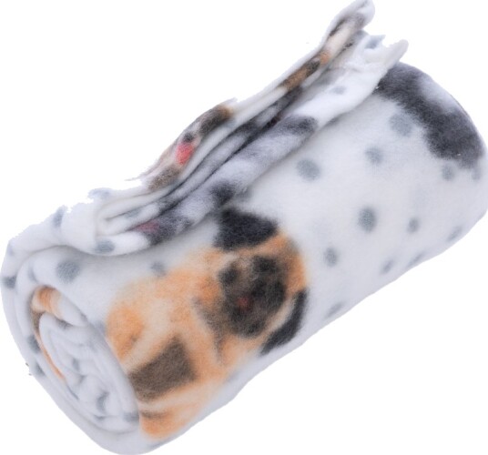 Zooplus Basics Koseteppe Fleece Dogs Dots L100 X B 70 cm