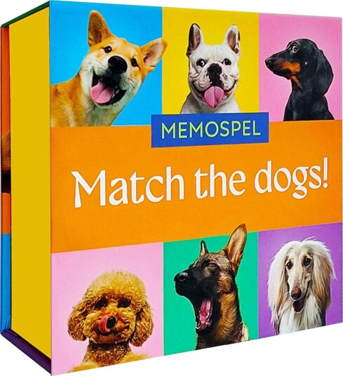 Deltas Match the Dogs Memoryspill Hundemotiv