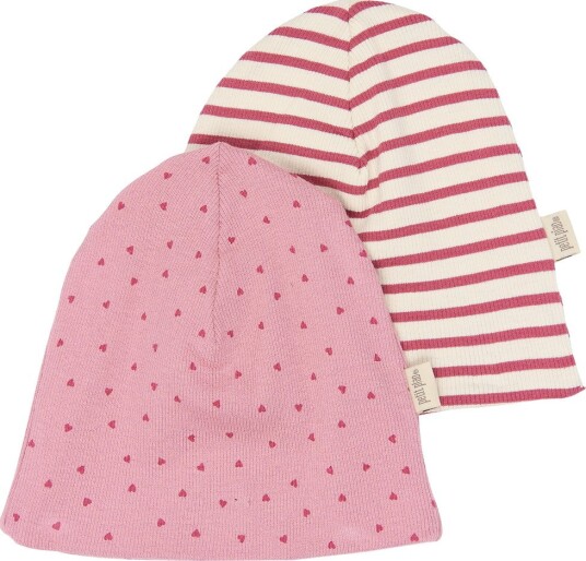 Petit Piao Ppsky Beanie 2 Pack Pink 104/116 Petit Piao Ppsky Beanie 2 Pack Pink 104/116