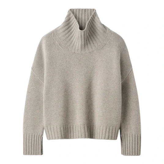 Soft Goat, Dame, Strikkevarer, Grå, S,