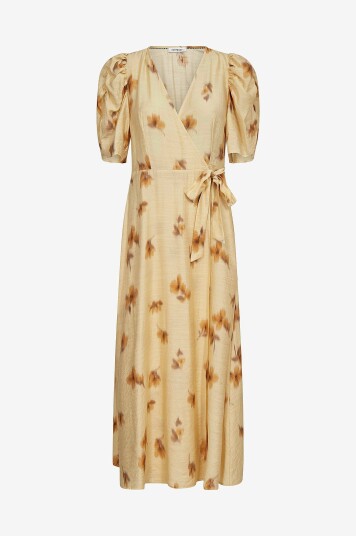 co’couture   Maxikjole Mylacc Flower Wrap Dress   Gul