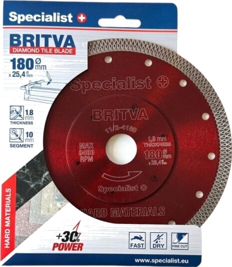 Specialist+-Plater Britva, 180X1,8X25,4 Mm