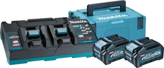 Makita Batteri- Og Ladersett 191U00-8 Powerpack Og Lader Til Verktøy 2 × 40 v 4 ah
