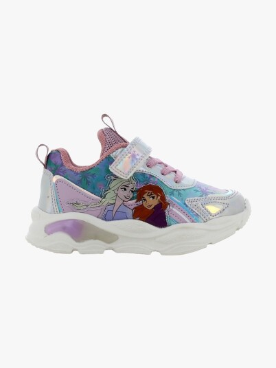 Disney Frozen Blinkende Sneakers Silver/Lilac 30 Disney Frozen Blinkende Sneakers Silver/Lilac 30