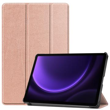 Samsung Galaxy Tab S10 FE/S9 FE Tri Fold Series Smart Folio etui Roségull