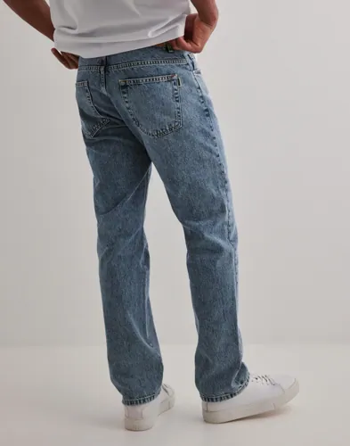 Woodbird WBJay Optic Jeans Straight leg jeans Blå