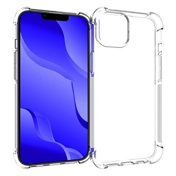 Støtsikkert iPhone 14 TPU-deksel Gjennomsiktig