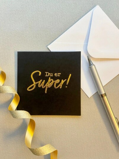 NORWAY DESIGN STUDIO Kort "Du er super"