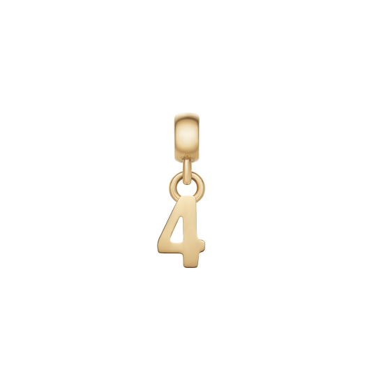 Daniel Wellington DW Charm Number 4 Gold Daniel Wellington DW Charm Number 4 Gold