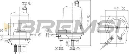 Drivstoffilter BREMSI FE0060 Drivstoffilter BREMSI FE0060