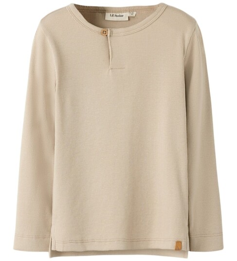 Lil"Atelier Nmmlago Ls Slim Top Lil Beige 110 Lil"Atelier Nmmlago Ls Slim Top Lil Beige 110