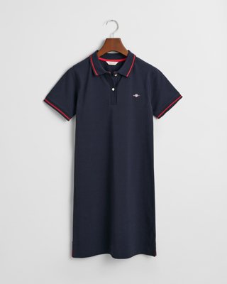 Gant Piqué polo kjole til ungdom EVENING BLUE 158/164