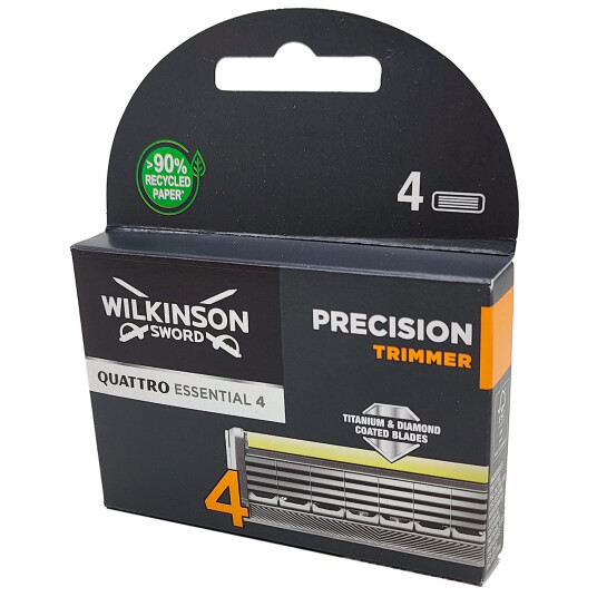 Wilkinson Quattro Titanium Precision barberblader 4 stk.