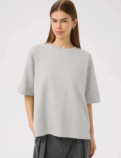 InWear Pannieiw Oversize Tshirt Melange   Grey   L