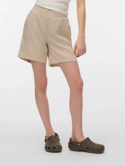 Vero Moda Girl Mymilo Bermuda Shorts Woven Beige 164