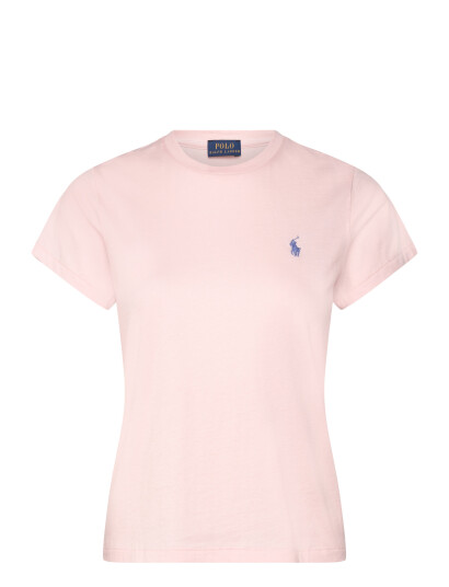 Polo Ralph Lauren Classic Fit Cotton Jersey Crewneck Tee   Pink   XL