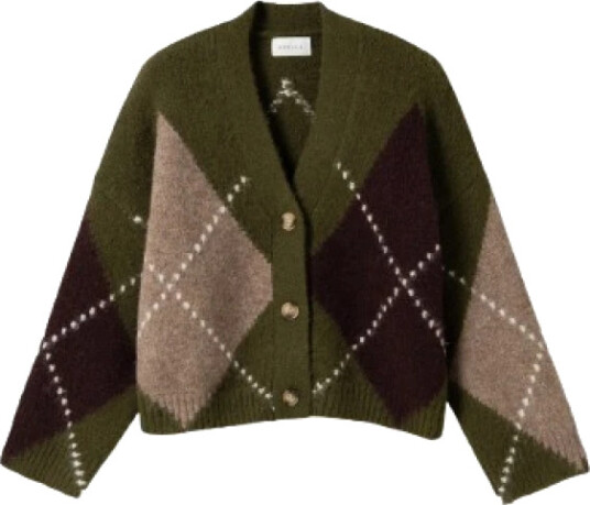 Noella N Laiana Knit Cardigan Khaki green XS/S