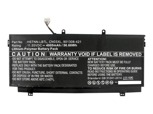 CoreParts batteri til bærbar PC - Li-pol - 4900 mAh - 56.6 Wh (MBXHP-BA0111)