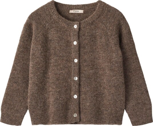 Fliink Cardigan - Ull/Nylon - Star - Karaffel - Fliink - 80 - Cardigan - Brun