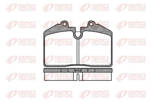Bremseklosser REMSA 0140.20