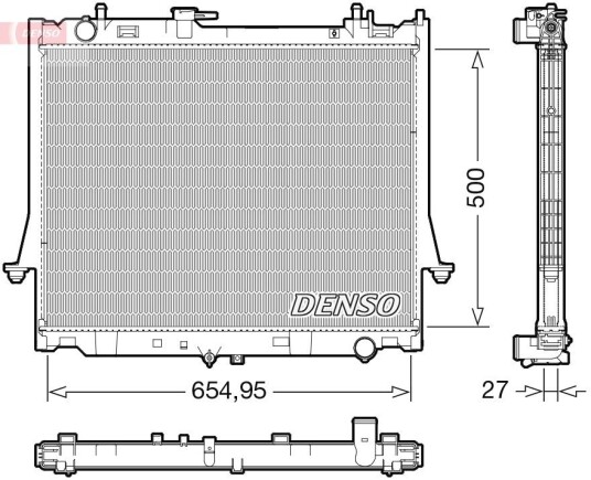 Radiator DENSO DRM99014 Radiator DENSO DRM99014