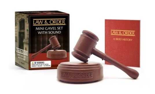 Law & Order: Mini Gavel Set With Sound Av Chip Carter