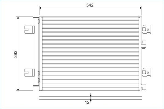 Kondensator VALEO 814077 Kondensator VALEO 814077