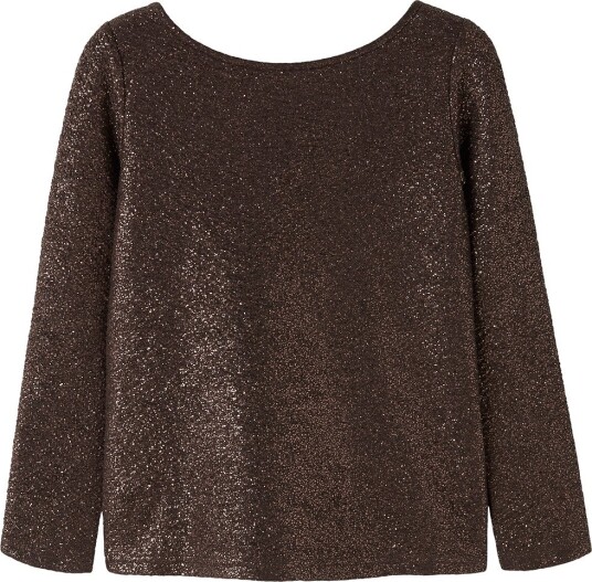 Name It Genser - NkfDItsia - Varm sjokoladesaus - Name It - 6 år (116) - Genser - Brun