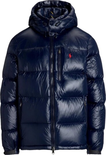 Polo Ralph Lauren Gorham Glossy Down Jacket Collection Navy