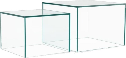 Samon sofabord 50 cm - Krystallklar