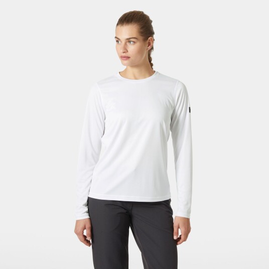 Helly Hansen HH Tech Crew Longsleeve 2.0 Dame Hvit Xs