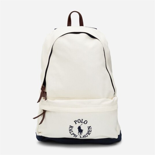 Ralph Lauren Backpack-Backpack-Large Newport Navy/deckwash White