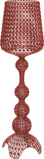 Kartell KABUKI Gulvlampe Burgunder