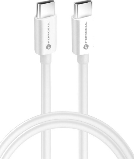 Forcell Usb-C Usb-C Usb-Kabel 0,25 M Hvit